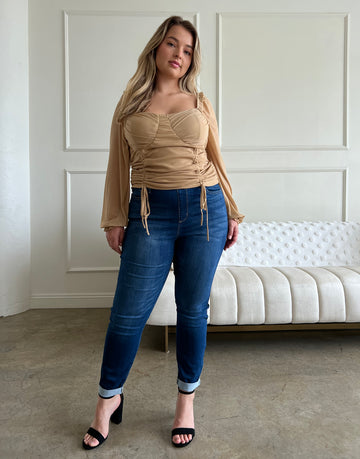 Curve Soft Stretch Jeans Plus Size Bottoms -2020AVE
