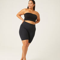 Curve Sweet And Simple Bandeau Plus Size Intimates Black Plus Size One Size -2020AVE