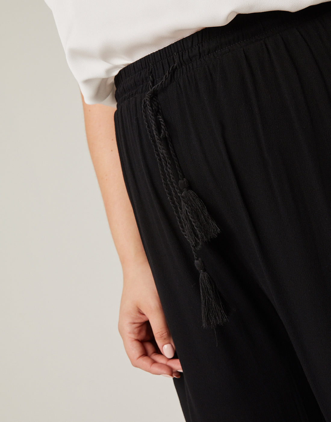 Curve Woven Summer Pants Plus Size Bottoms -2020AVE