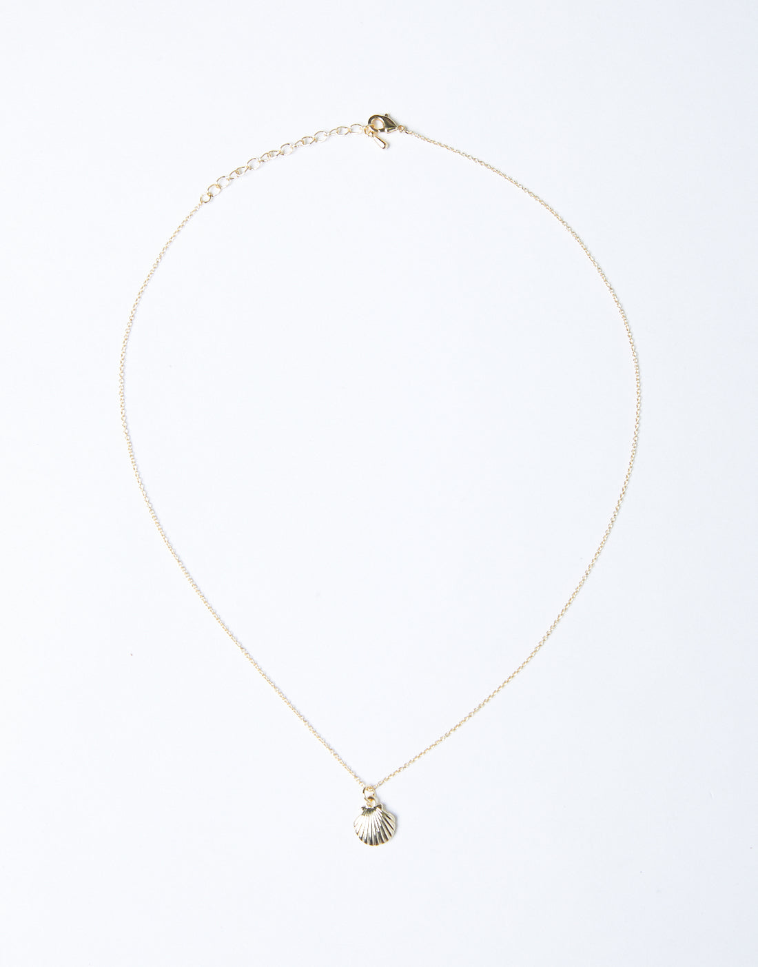 Dainty Shell Necklace Jewelry Gold One Size -2020AVE