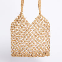 Dream Catcher Woven Tote Bag Accessories Brown One Size -2020AVE