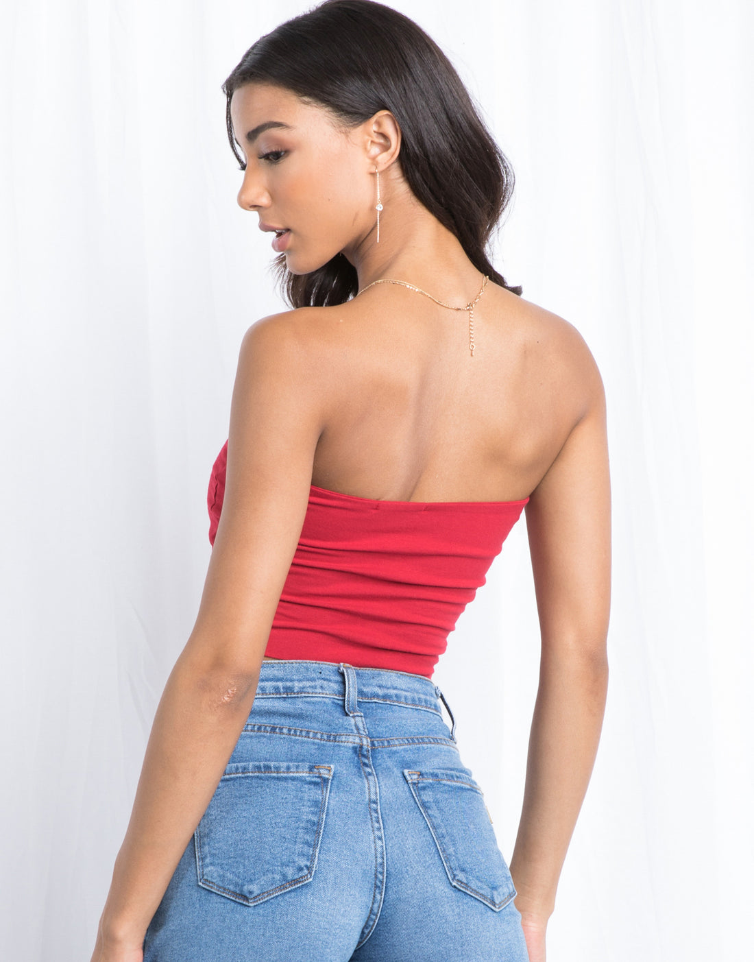 Everyday Basic Tube Top Tops -2020AVE