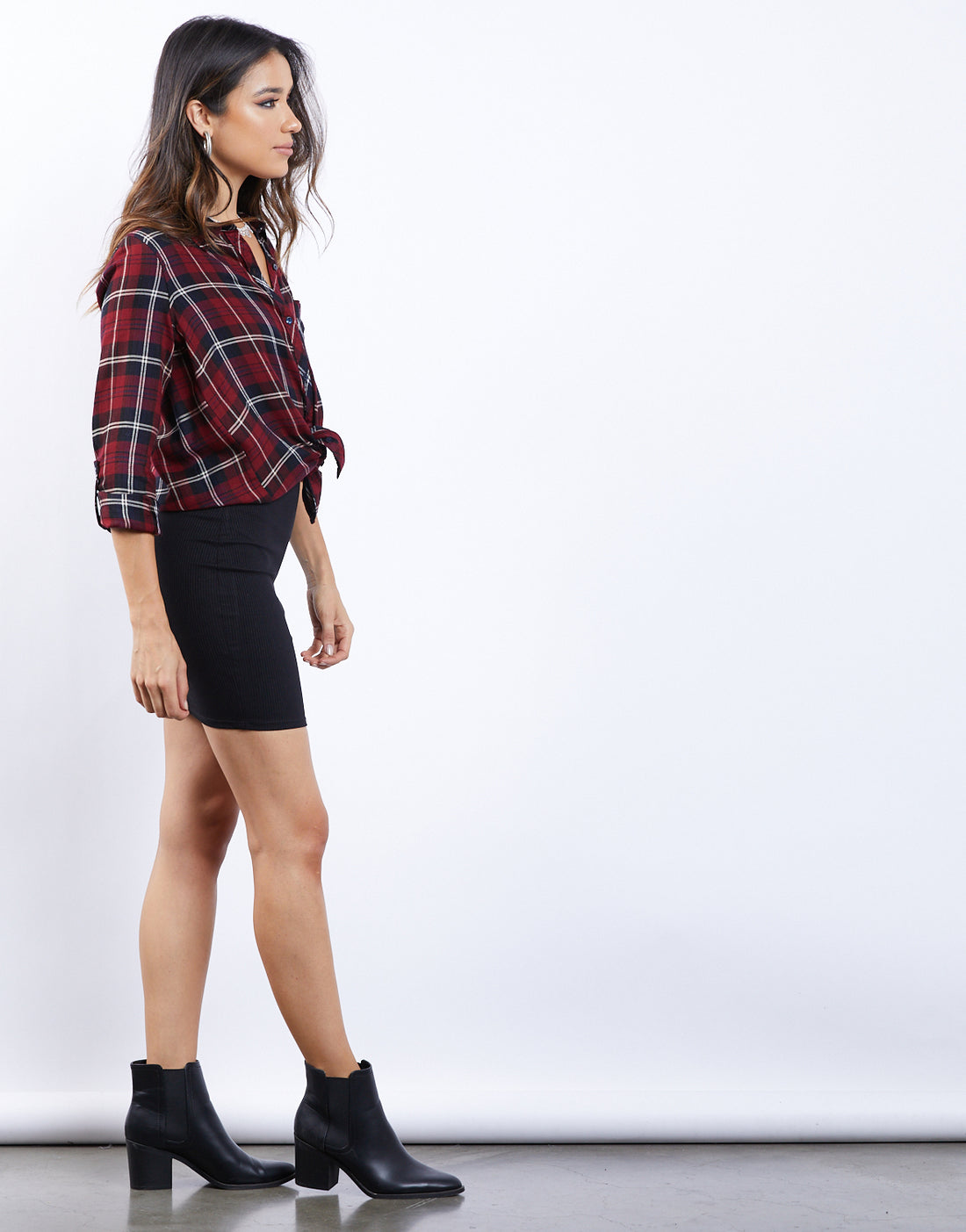 Fall Day Plaid Shirt Tops -2020AVE