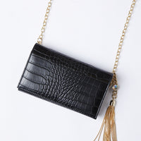 Faux It Crocodile Belt Bag Accessories Black One Size -2020AVE