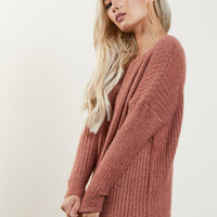 Free Fall Sweater Dress Tops -2020AVE