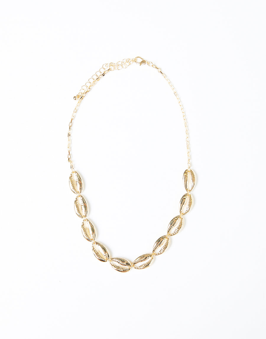 Golden Hour Shell Necklace Jewelry Gold One Size -2020AVE