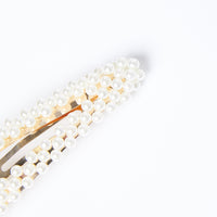 Golden Pearls Barrette Accessories Pearl One Size -2020AVE