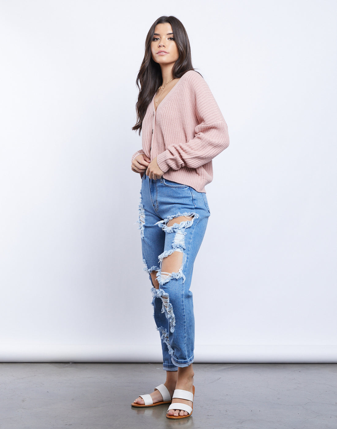 Grayson Cropped Cardigan Outerwear -2020AVE