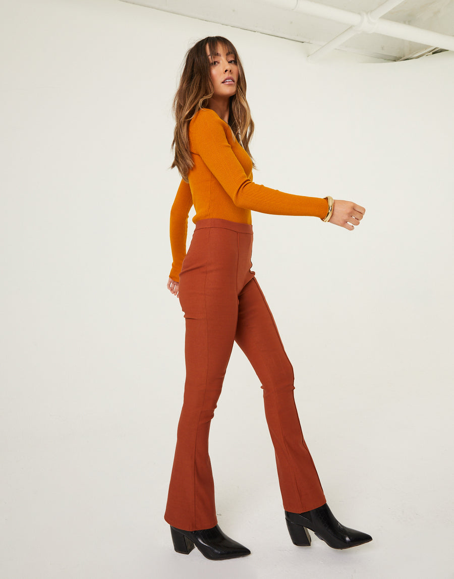 Groovy Retro Flared Pants Bottoms -2020AVE