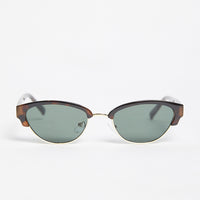 Half Frame Cat Eye Sunglasses Accessories Tortoise One Size -2020AVE