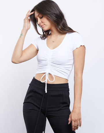 Hanging Out Basic Tee Tops -2020AVE