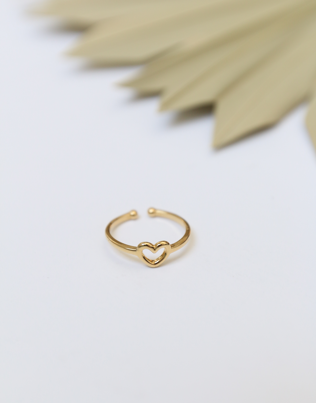 Heart Strings Adjustable Ring Jewelry Gold One Size -2020AVE