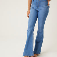 High Waist Flare Jeans Bottoms -2020AVE