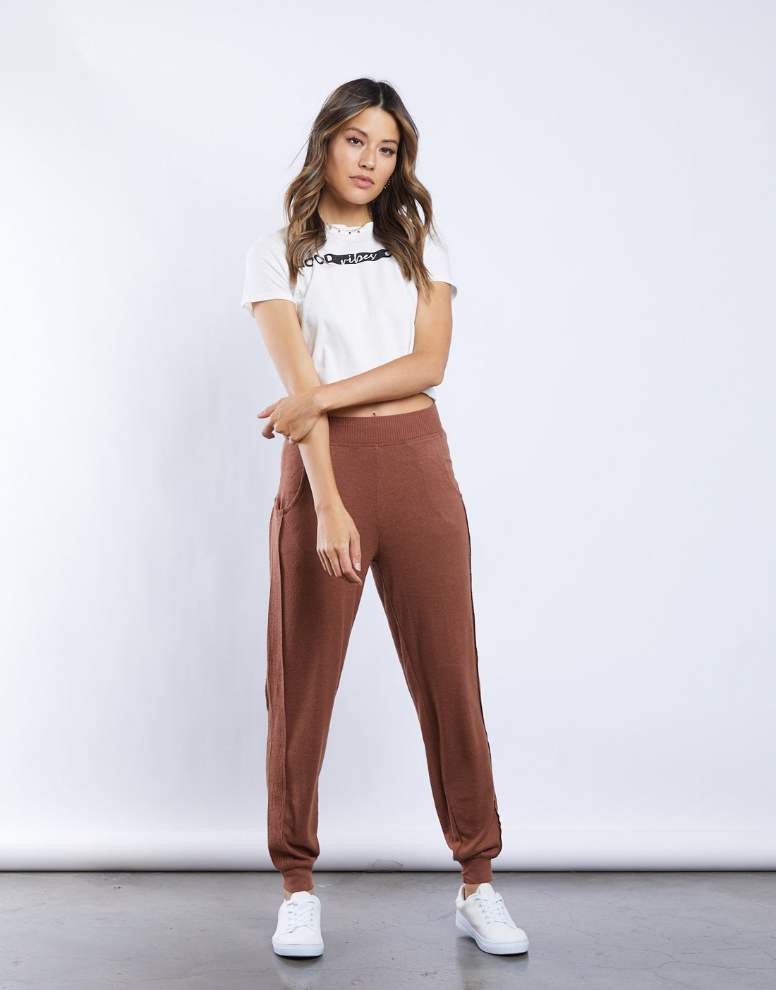 In The Deep Joggers Bottoms Brown Small -2020AVE