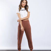 In The Deep Joggers Bottoms Brown Small -2020AVE