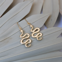 In The Wild Snake Earring Jewelry Gold One Size -2020AVE