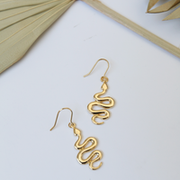 In The Wild Snake Earring Jewelry Gold One Size -2020AVE