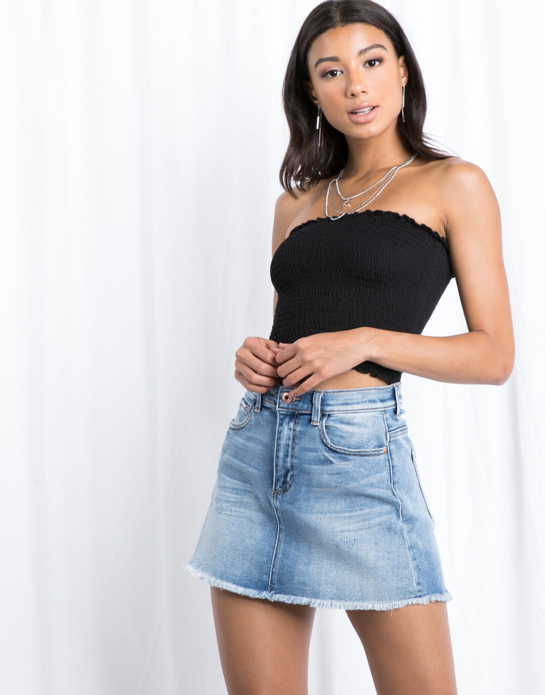 Keile Smocked Tube Top – 2020AVE