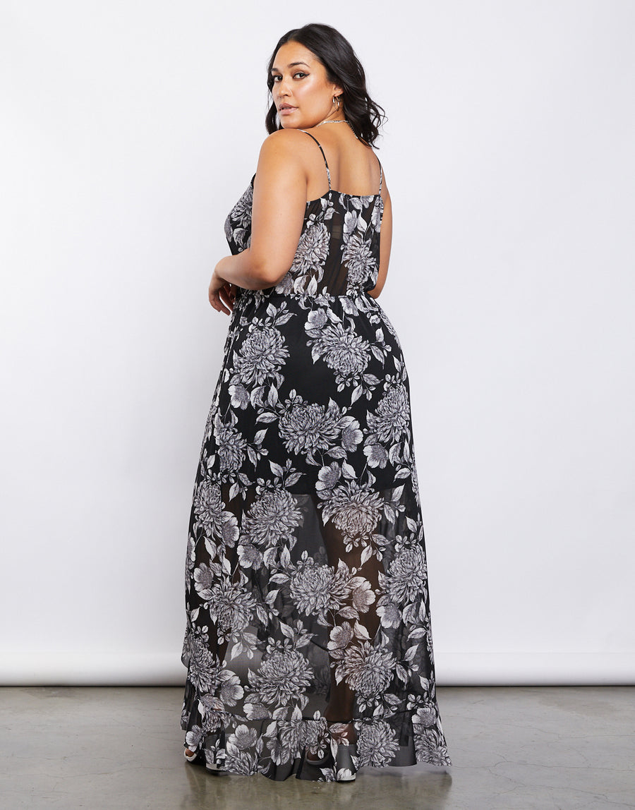Curve Fleur Maxi Dress Plus Size Dresses -2020AVE