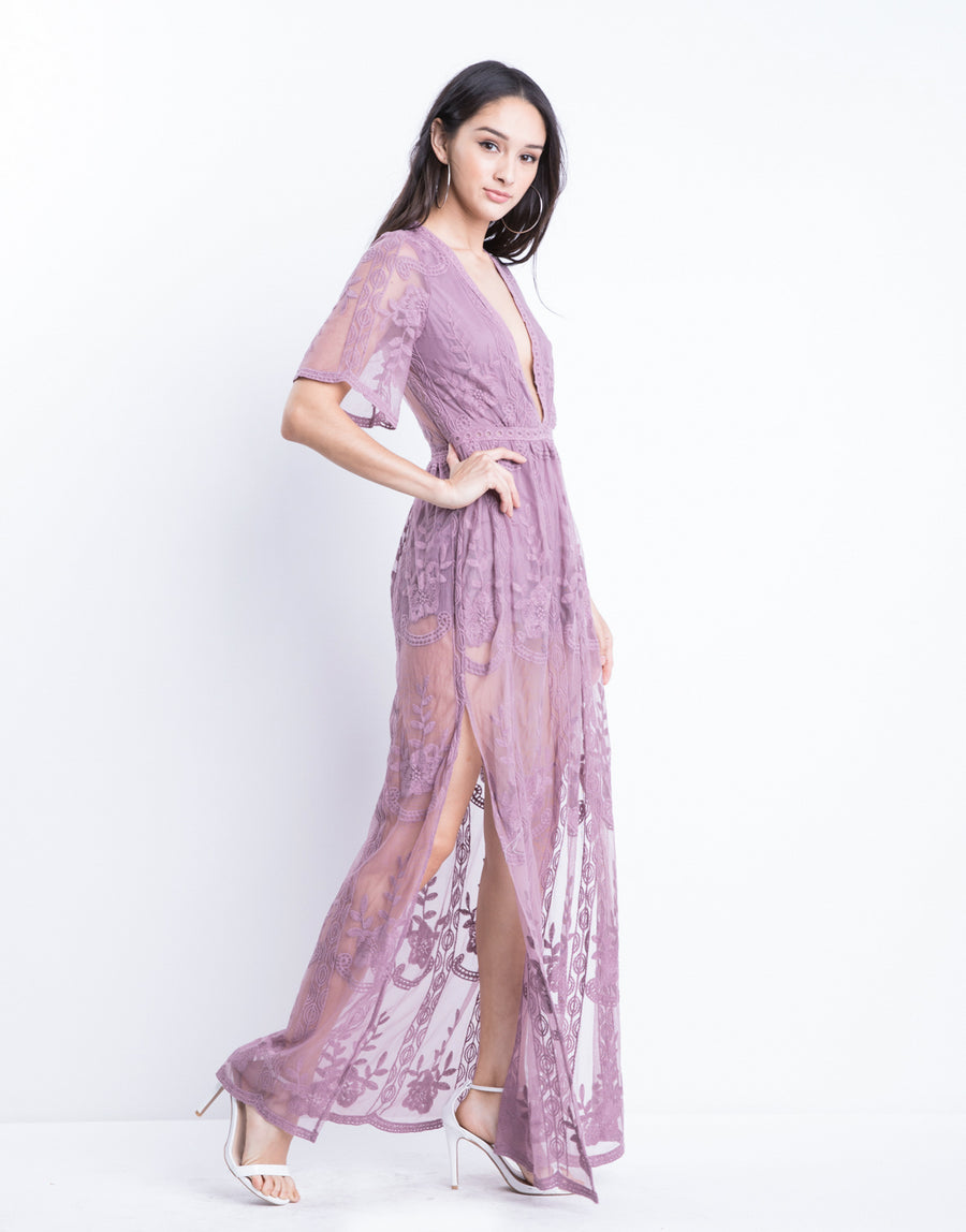 Lace Maxi Dress Dresses -2020AVE