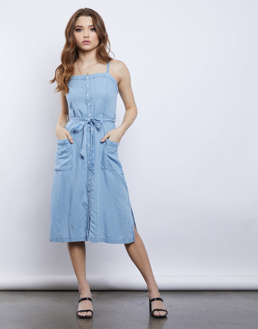 Layla Button Down Dress Dresses -2020AVE