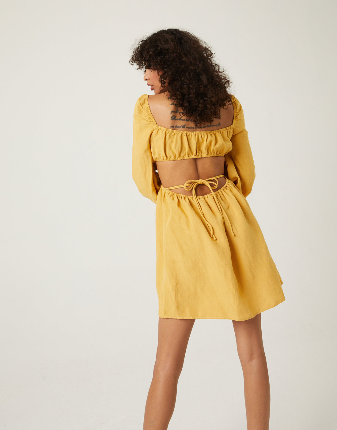 Long Sleeve Cutout Mini Dress Dresses -2020AVE