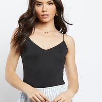 Lucca Simple Tank Tops Black Small -2020AVE