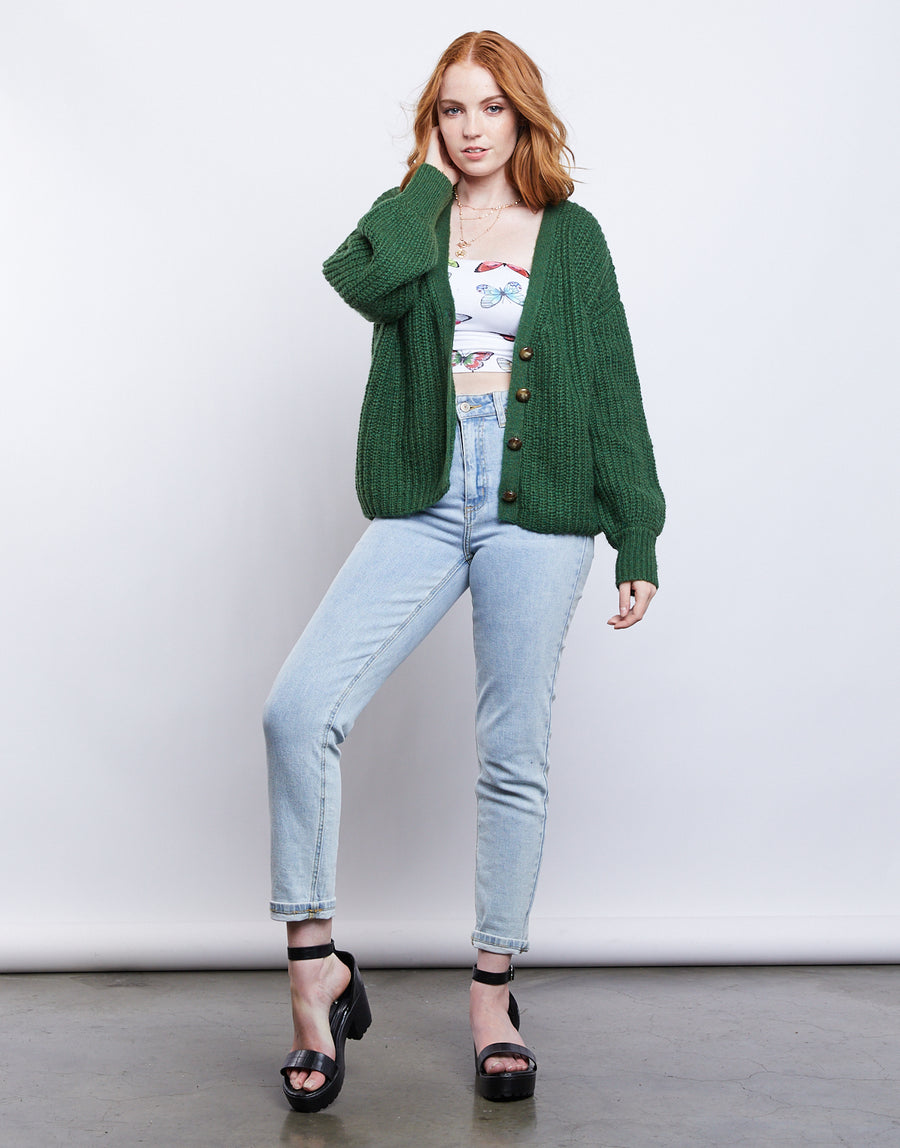 Luna Thick Knit Cardigan Outerwear -2020AVE