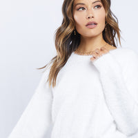 Maisie Fuzzy Sweater Tops -2020AVE