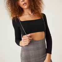 Patterned Skirt With Long Straps Bottoms -2020AVE