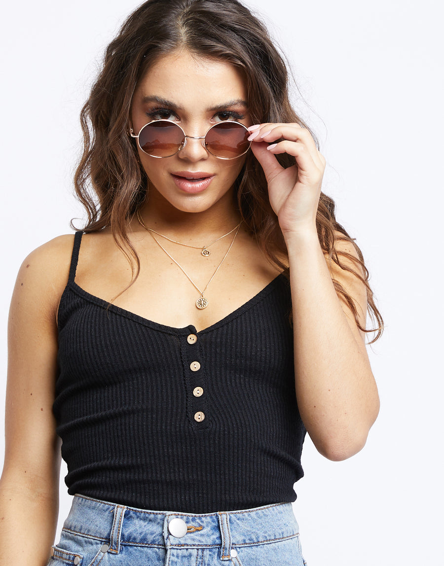 Mind Over Matter Ribbed Crop Top Tops -2020AVE