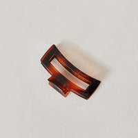 Modern Rectangular Claw Clip Accessories Clear Sienna One Size -2020AVE