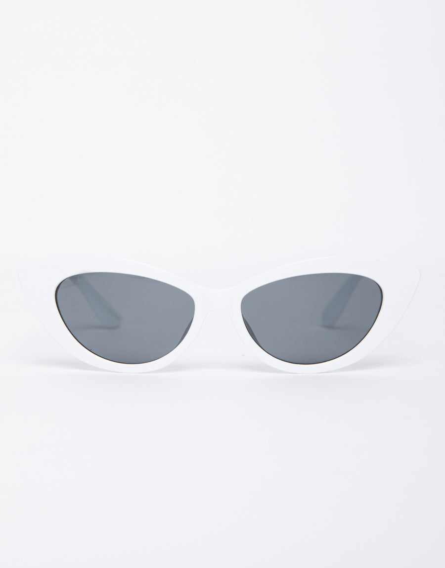 Off-duty Cat Eye Sunnies Accessories White One Size -2020AVE