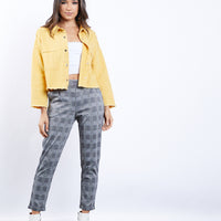 Off The Grid Plaid Pants Bottoms -2020AVE