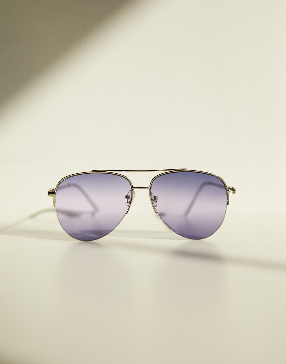 Ombre Aviator Sunglasses Accessories Dark Blue One Size -2020AVE