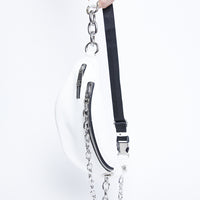 Orion Chain Fanny Pack Accessories White One Size -2020AVE