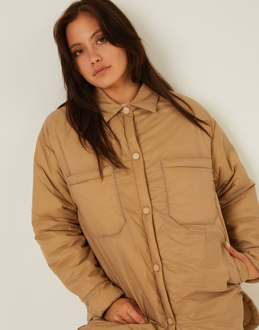 Padded Shirt Jacket Outerwear -2020AVE