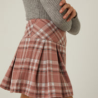 Plaid Pleated Skirt Bottoms -2020AVE