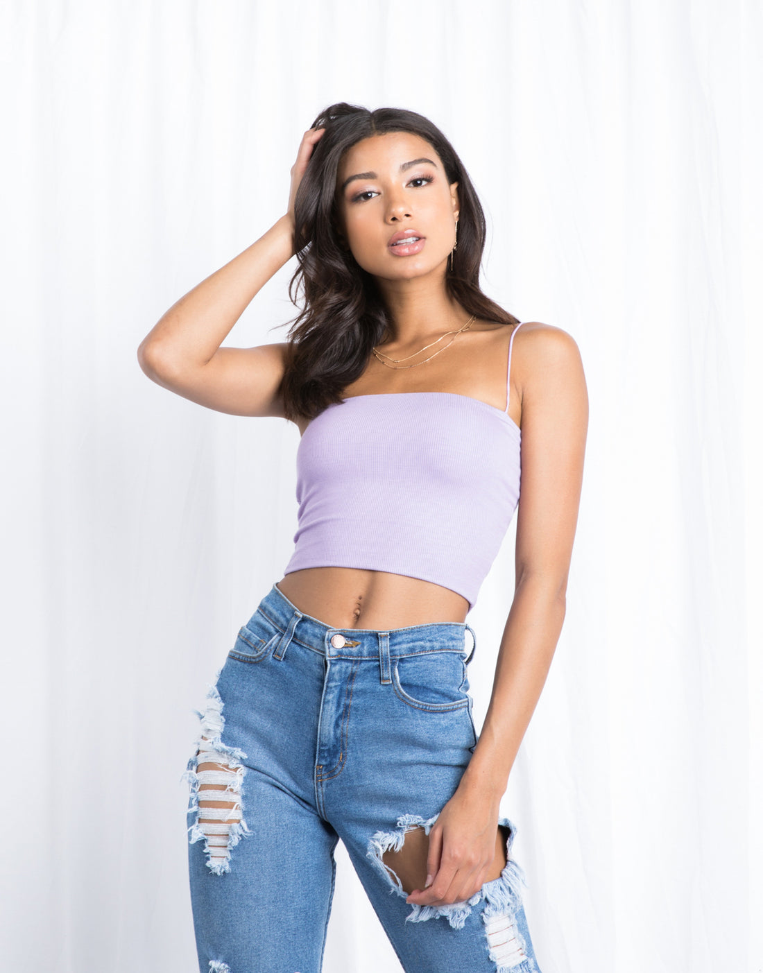 Plain And Simple Straight Neck Tank – 2020AVE