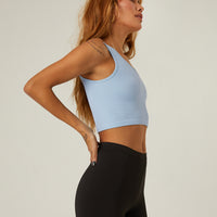 Ribbed Cropped Tank Top Tops -2020AVE