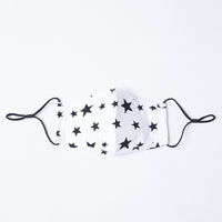 Play It Safe Patterned Mask Accessories White Stars One Size -2020AVE