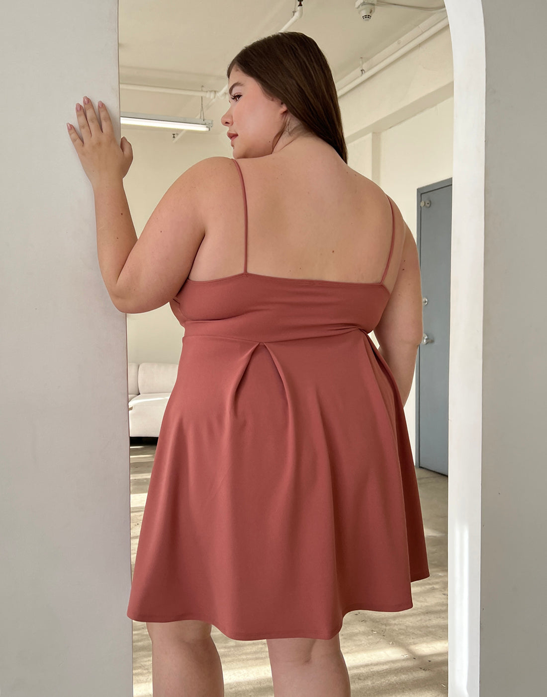 Plus Size A-Line Pleated Dress Plus Size Dresses -2020AVE