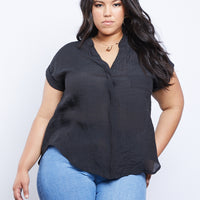 Curve All Things Casual Top Plus Size Tops Black 1XL -2020AVE