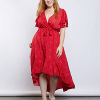 Curve Amelia Sundress Plus Size Dresses Red 1XL -2020AVE