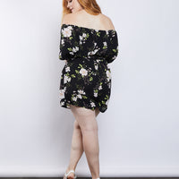 Curve Arianna Floral Romper Plus Size Rompers + Jumpsuits -2020AVE