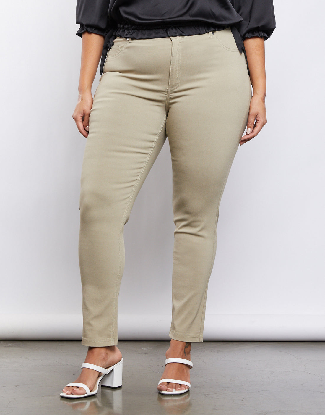 Curve Everyday Jeggings Plus Size Bottoms -2020AVE