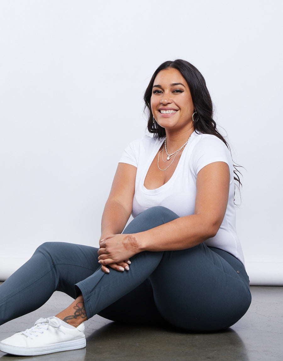 Curve Everyday Jeggings Plus Size Bottoms -2020AVE