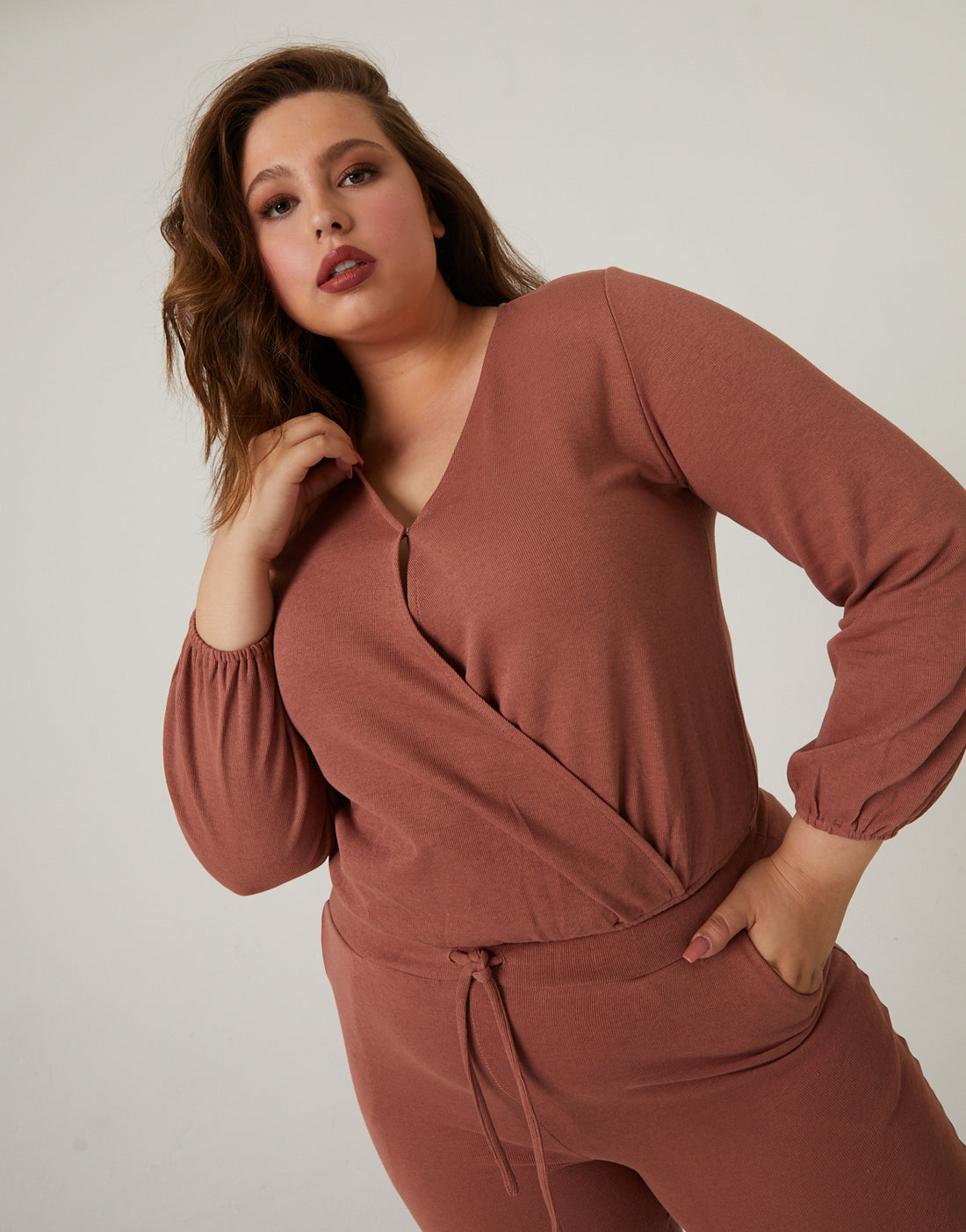 Plus Size Matching Lounge Set – 2020AVE - Main Image