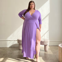 Plus Size Sultry Double Slit Dress Plus Size Dresses -2020AVE