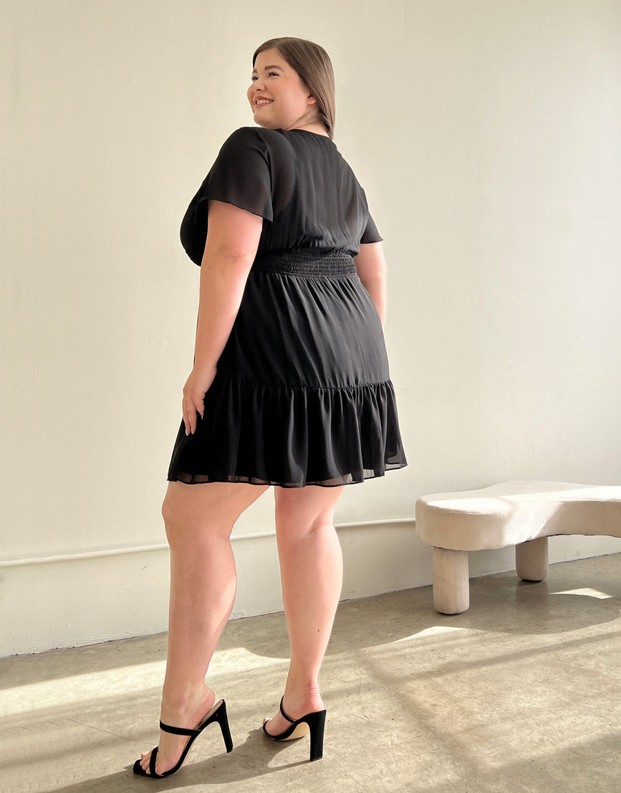 Plus Size Tiered Chiffon Sundress Plus Size Dresses -2020AVE